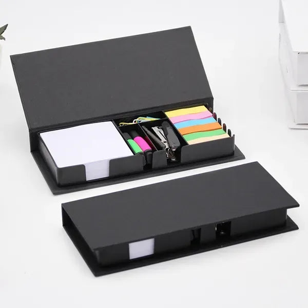 Eco Memo Pad Post Sticky Note holder with pen set