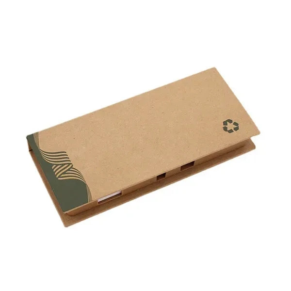 Eco Memo Pad Post Sticky Note holder with pen set