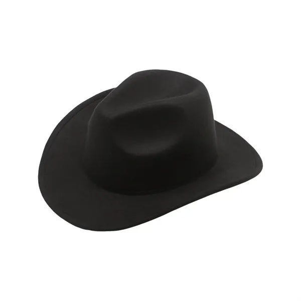 Western Cowboy Felt Hat with Wide Brim