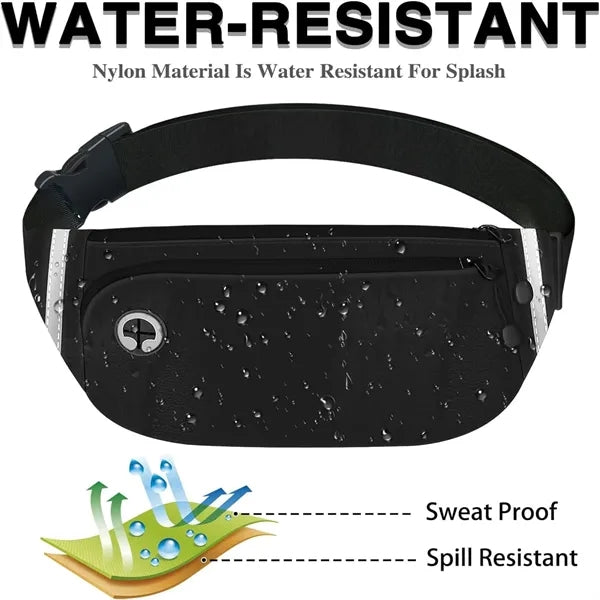 Waterproof Lightweight Slim Sports Belt Bag