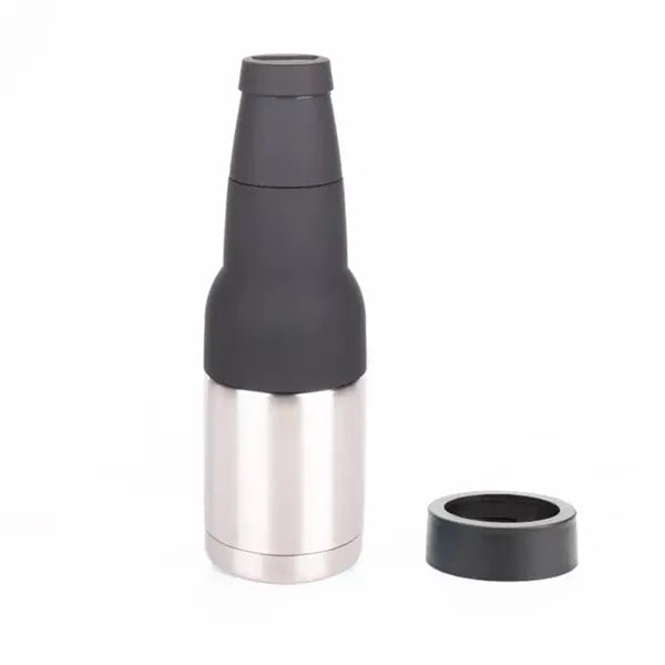 12oz slim can cooler holder double wall stainless steel