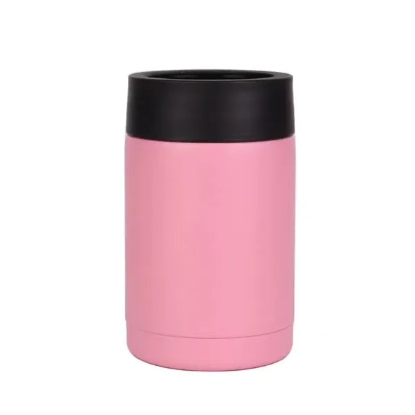 12oz slim can cooler holder double wall stainless steel