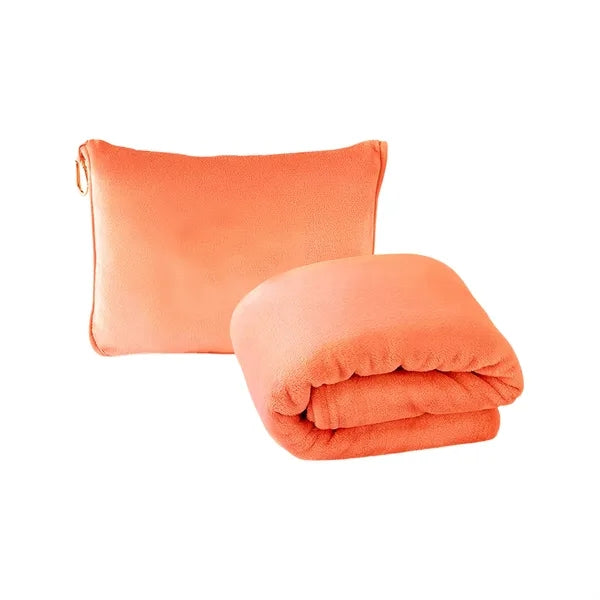 2 In 1 Soft Travel Blanket Pillow