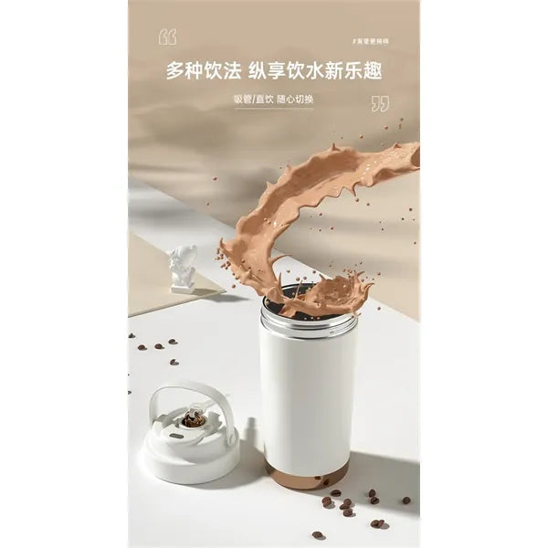 Insulated Stainless Steel travel coffee mug ceramics inner