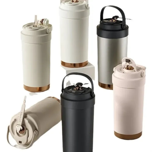 Insulated Stainless Steel travel coffee mug ceramics inner