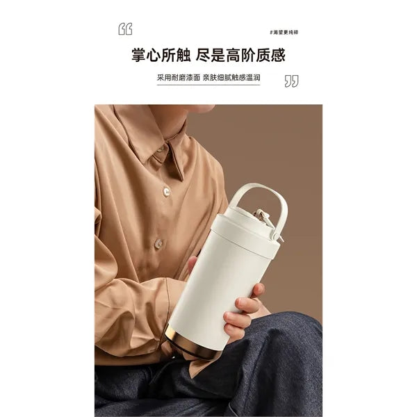 Insulated Stainless Steel travel coffee mug ceramics inner