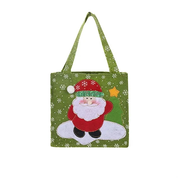 Cute Christmas Santa Claus Snowman Candy Bags