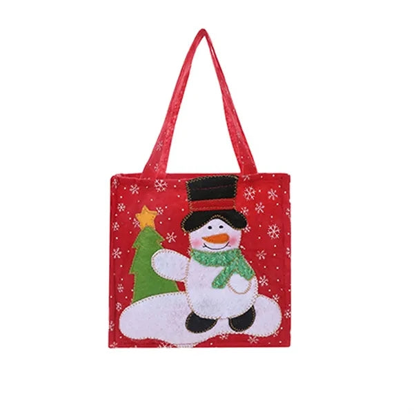 Cute Christmas Santa Claus Snowman Candy Bags