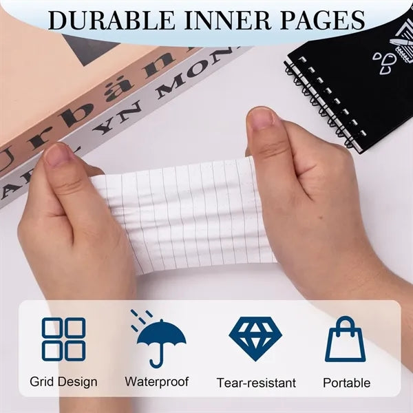 Waterproof Spiral Pocket Notepads