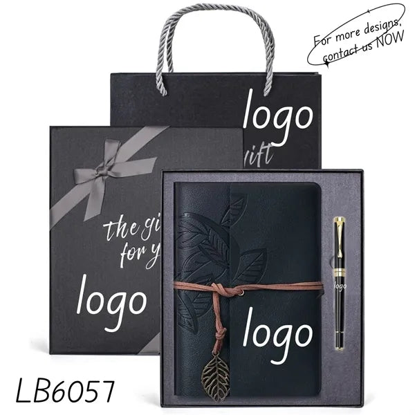 Business Gift Notebook Writing Ballpoint Executive Pen Set