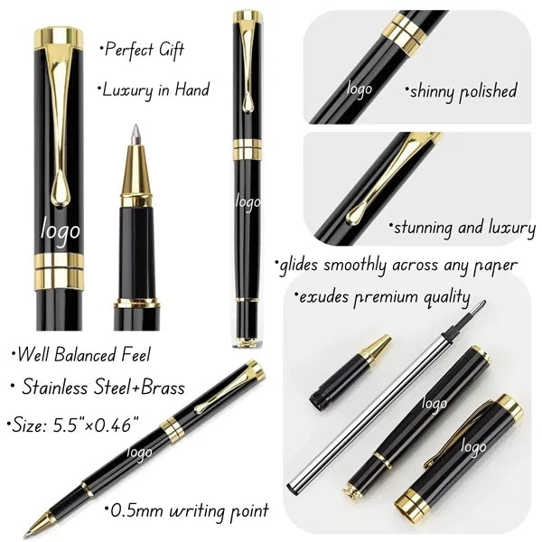 Business Gift Notebook Writing Ballpoint Executive Pen Set