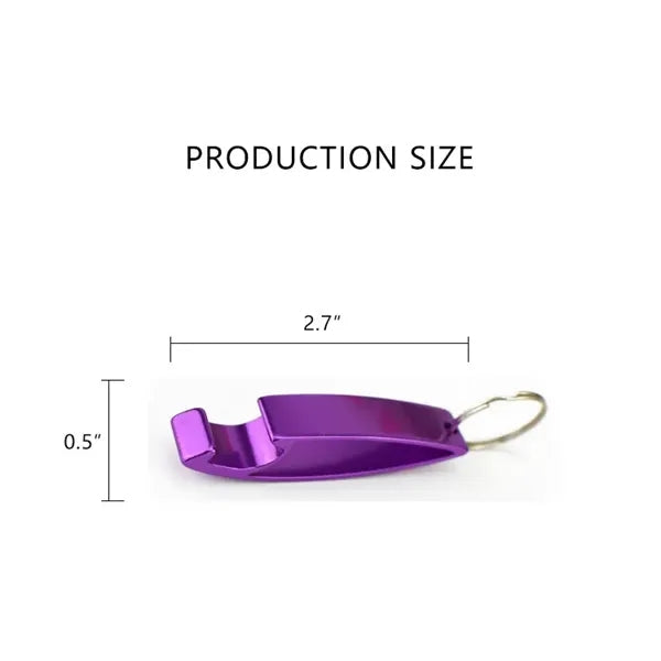 Portable Aluminum Alloy Bottle Opener Keychain