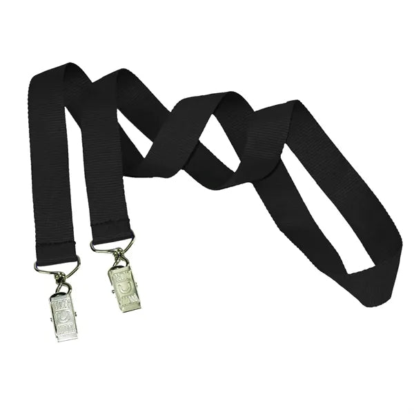 3/4" Custom Open Ended Polyester Lanyard w/ Badge Holder