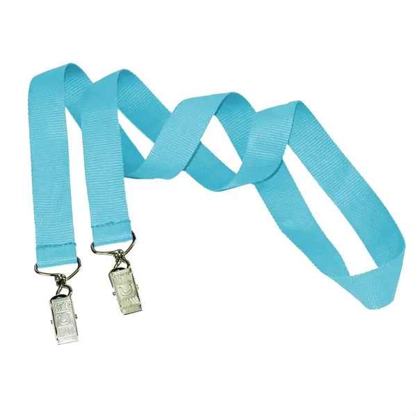3/4" Custom Open Ended Polyester Lanyard w/ Badge Holder