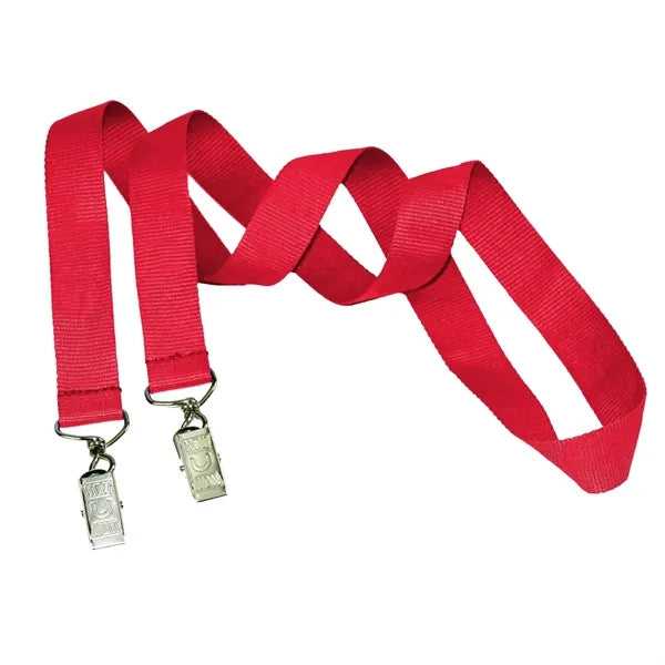 3/4" Custom Open Ended Polyester Lanyard w/ Badge Holder