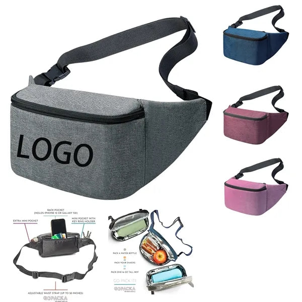 Portable Lunch Box Cooler Bag/Waist Bag