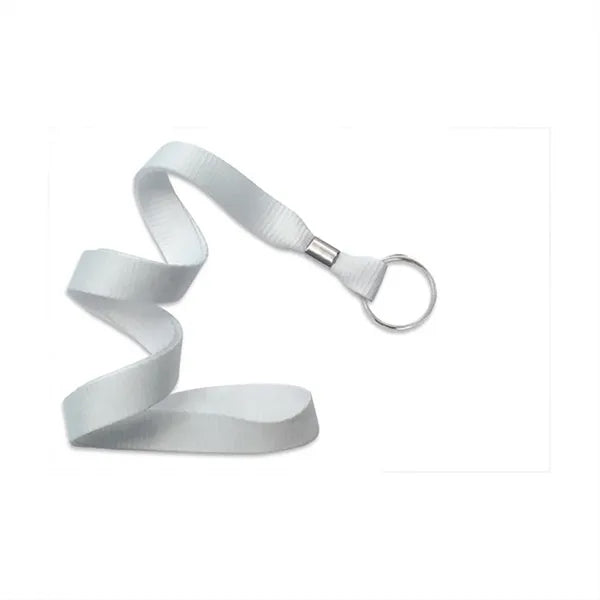 3/8" Inch Blank Lanyards With Keyring