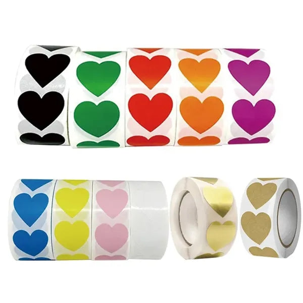 1" Round Gold Foil Label Stickers Roll