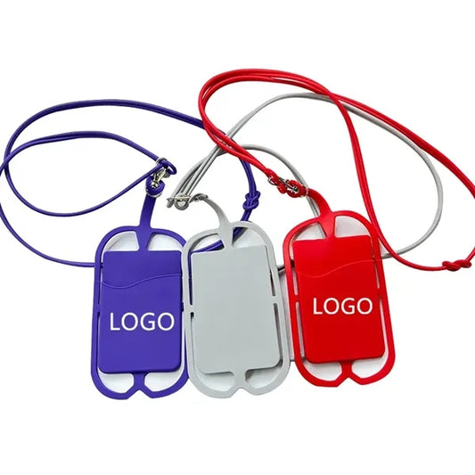 Silicone Lanyard with Phone Holder
