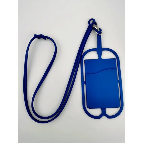 Silicone Lanyard with Phone Holder