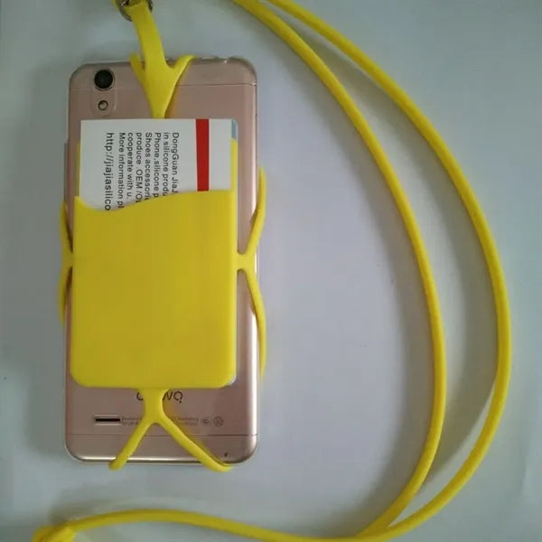 Silicone Lanyard with Phone Holder