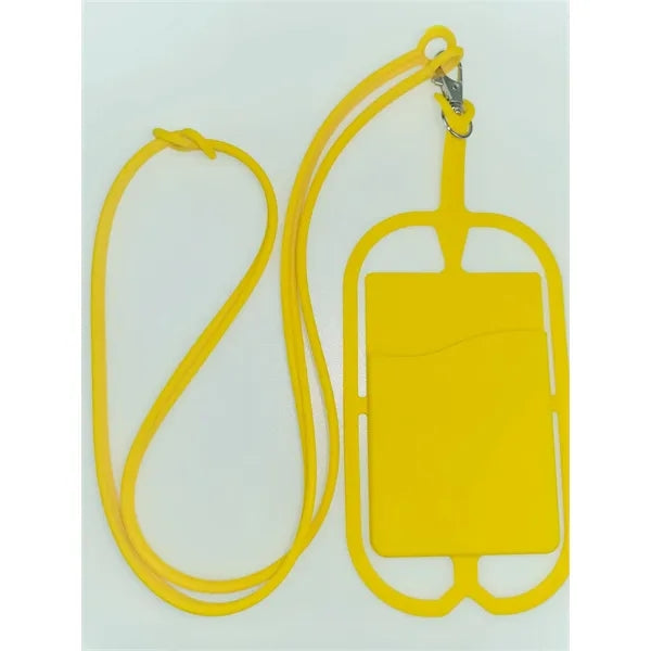 Silicone Lanyard with Phone Holder