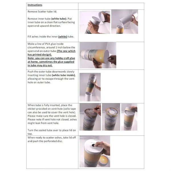 Cardboard Scattering Tubes