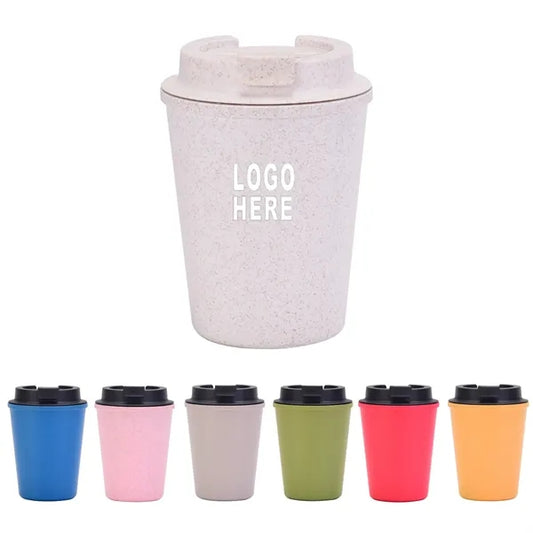 Portable Mini Wheat Straw Coffee Cup Stylish Simple
