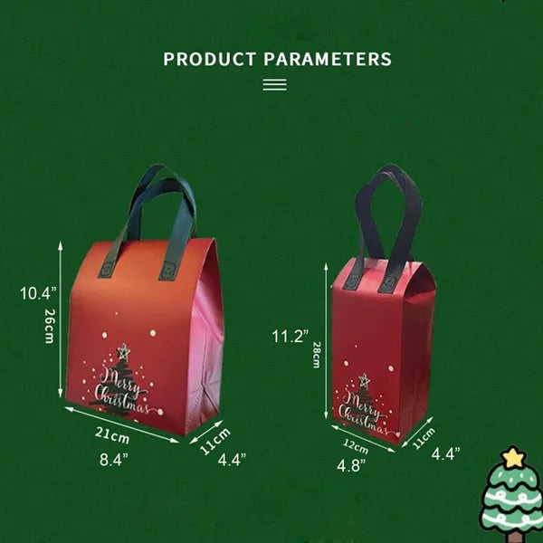 Christmas Take Away Insulation Tote Food Bag Disposable