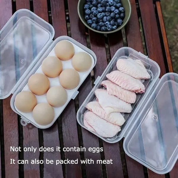 Plastic Container Picnic Storage Box Shockproof Egg Holder