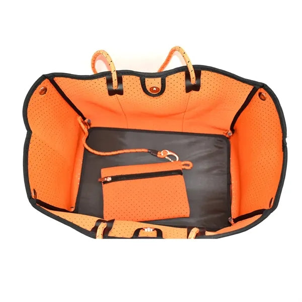 Neoprene Tote Bag With Pouch