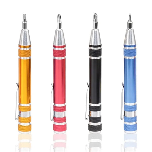 8-in-1 Multifunctional Pen Screwdriver Tool Set