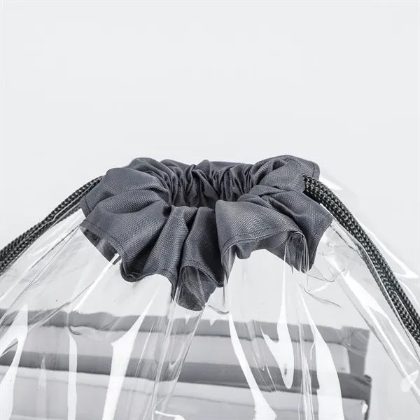 Clear PVC Drawstring Bags, Transparent Backpack