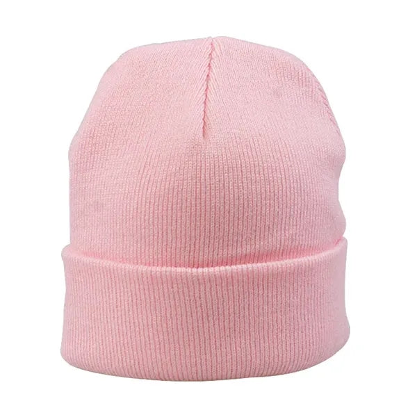 Winter Unisex Acrylic Knit Cuffed Beanie Hat 77 Colors