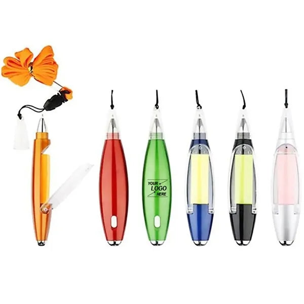 Ball Point Pen with Sticky Notes/Flashlight