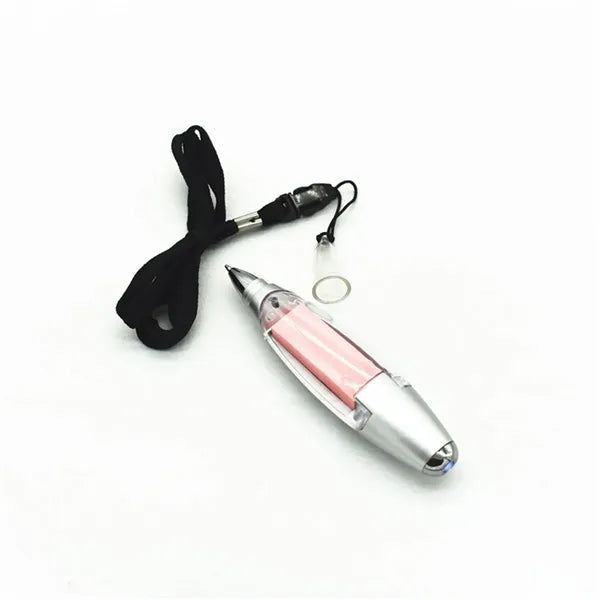 Ball Point Pen with Sticky Notes/Flashlight