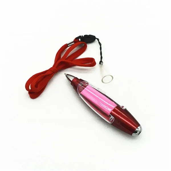 Ball Point Pen with Sticky Notes/Flashlight