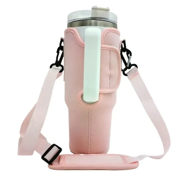 Double Wall Insulated 40oz Car Cup Handy Carry Bag