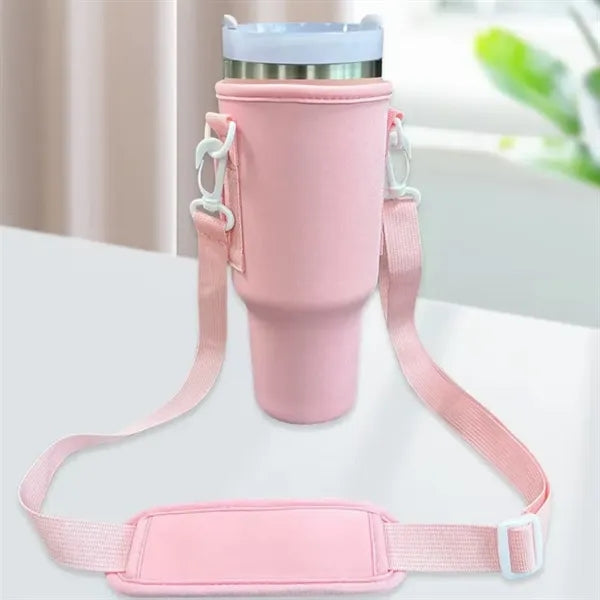 Double Wall Insulated 40oz Car Cup Handy Carry Bag