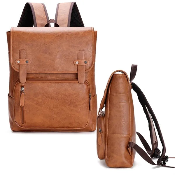 PU Leather Outdoor Backpack