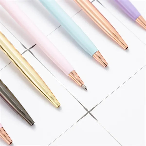Crown Top Decor Metal Ballpoint Pen