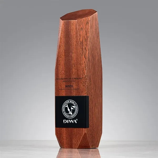 Irregular Shaped Solid Wood Trophy