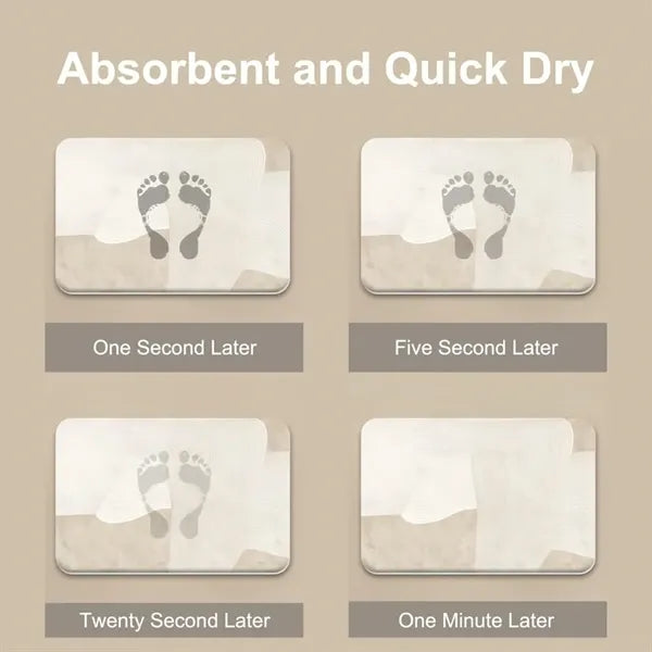 Diatomaceous Earth Bathroom Mat