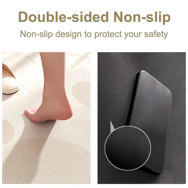 Diatomaceous Earth Bathroom Mat