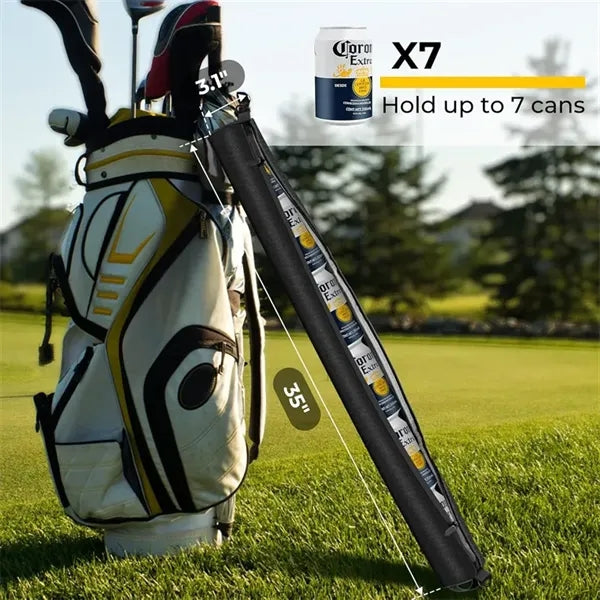 Beer Sleeve Golf 7 Cans Insulated Cooler Bag