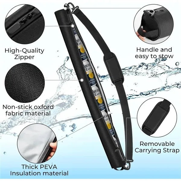Beer Sleeve Golf 7 Cans Insulated Cooler Bag