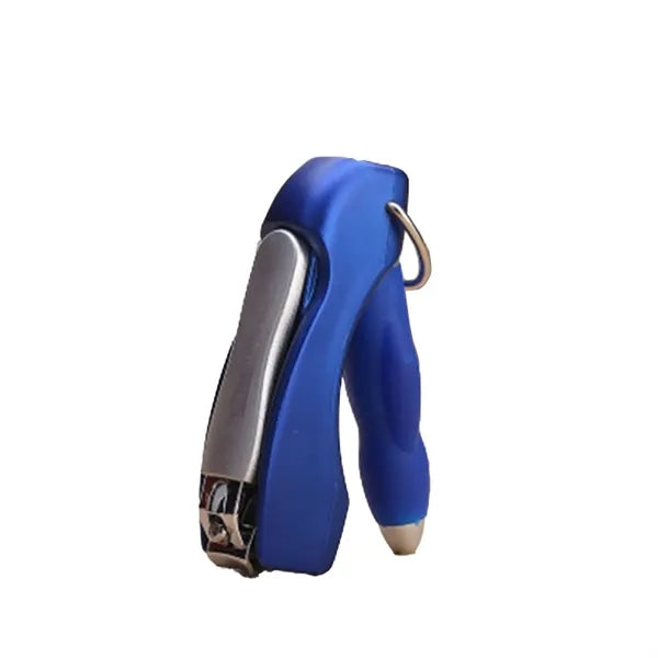 Folding Ballpoint Pen With Nail Clipper