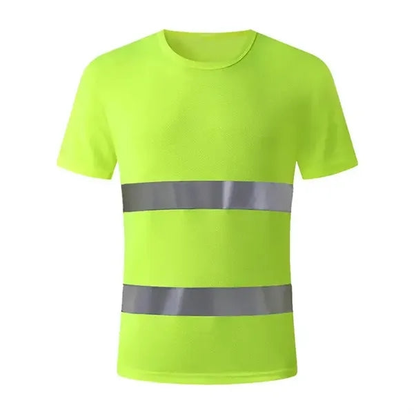 Round Neck Reflective Safe T-shirt