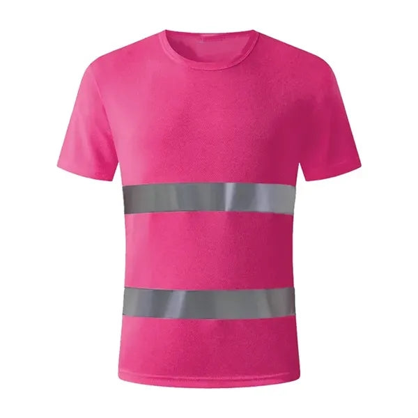 Round Neck Reflective Safe T-shirt
