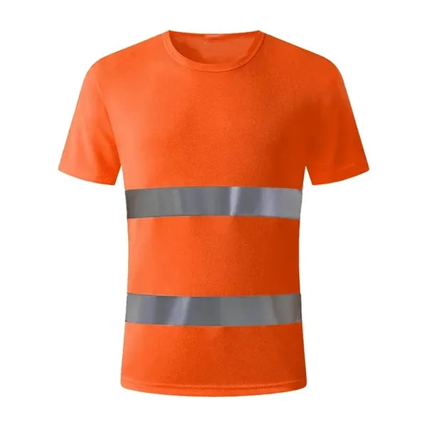 Round Neck Reflective Safe T-shirt